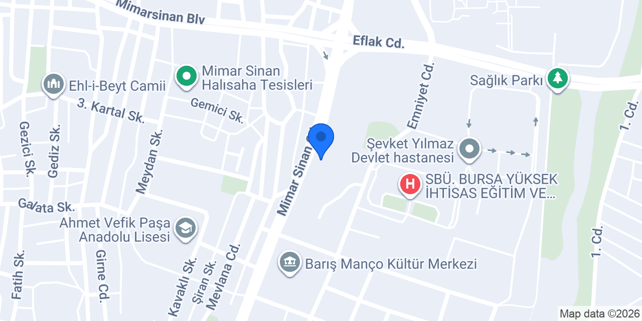 Bursa Pomem konumu