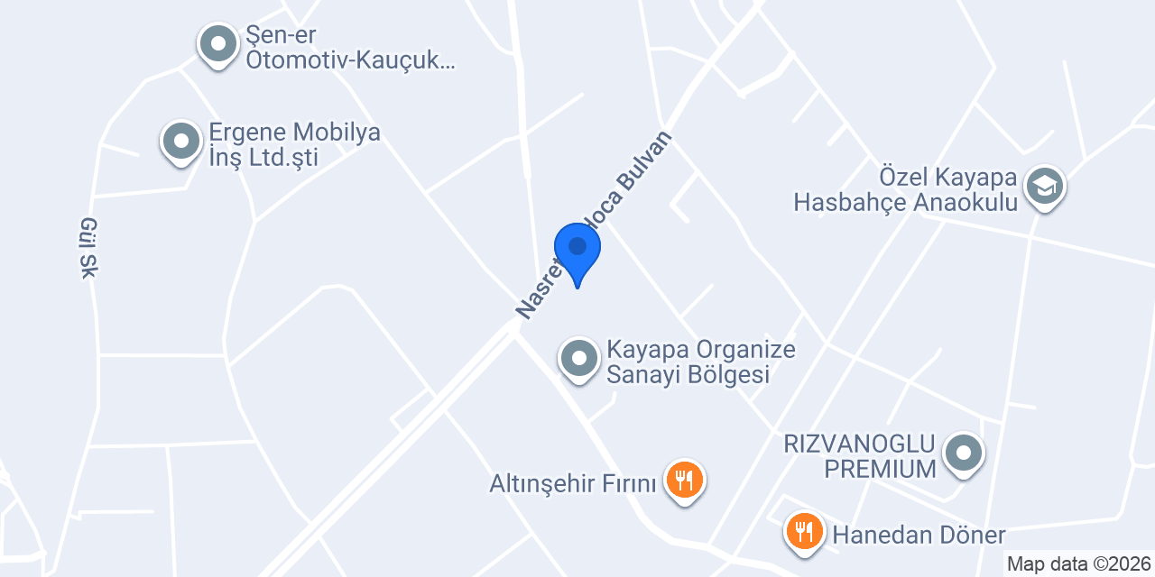 Akınlas Oto Lastik konumu