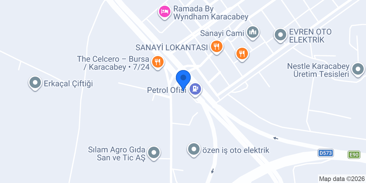 PETLAS-Saygısever Ticaret konumu