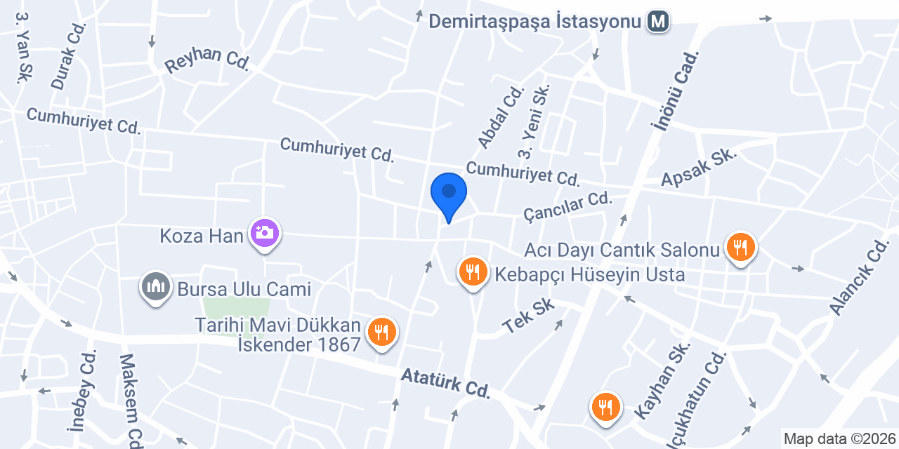 Hacıbaba Izgara konumu