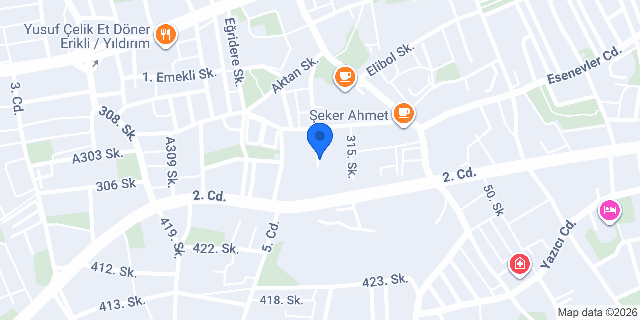 Özel Bursa Narçiçeği Anaokulu konumu