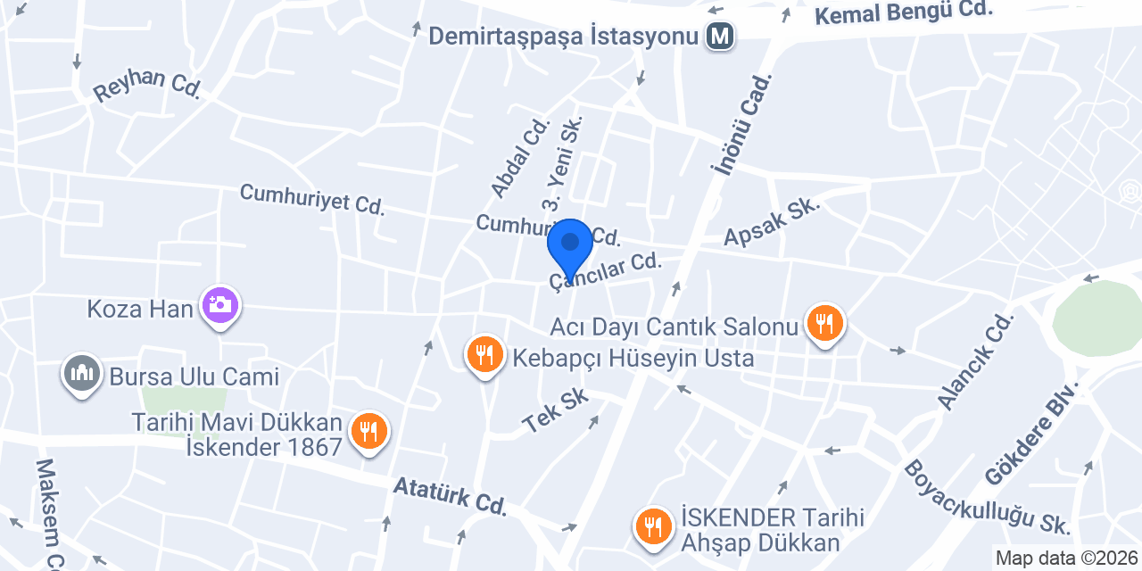 Elitt Tasarım konumu
