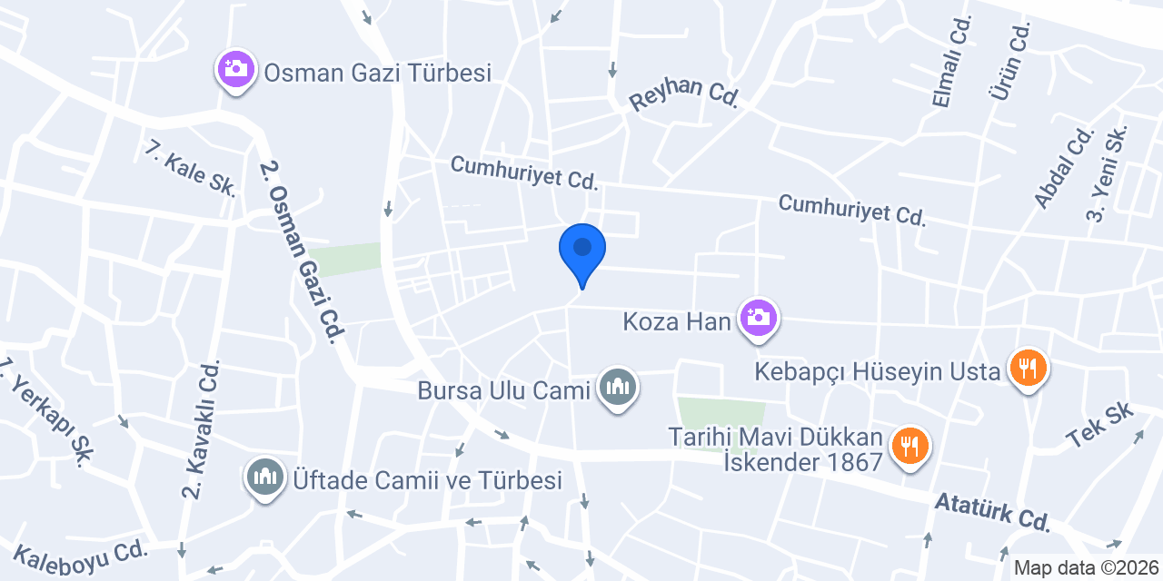 Tuval İpek konumu
