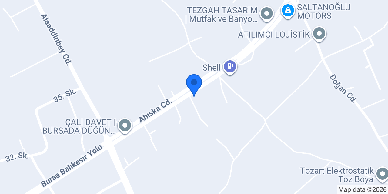 BURSA TRANSPALET HASTANESİ konumu