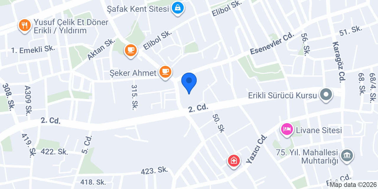 Hatır Cafe konumu