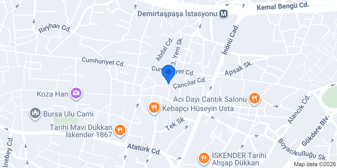 ERALLAR HIRDAVAT SAN. TİC. LTD. ŞTİ konumu