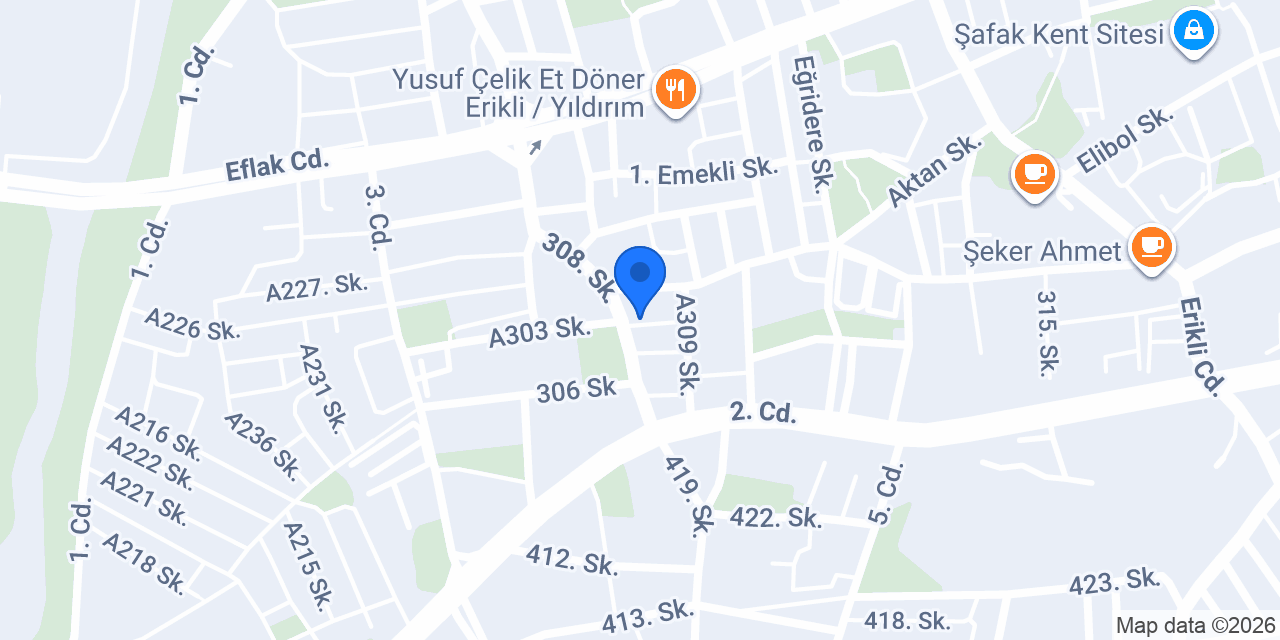 KORKMAZ hair studio konumu