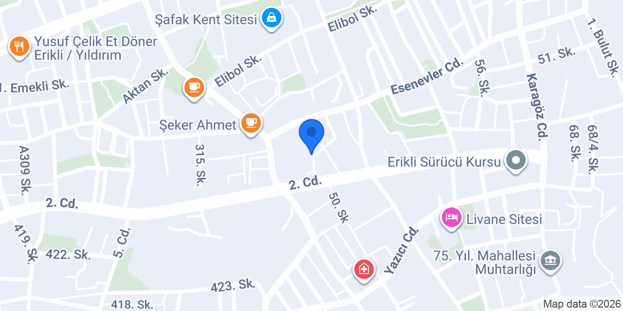 Enes Et Ve Süt Ürünleri konumu