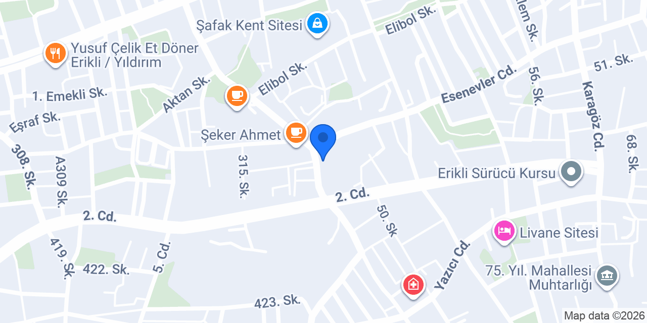 BAŞAK ELEKTRİK ELEKTRONİK konumu