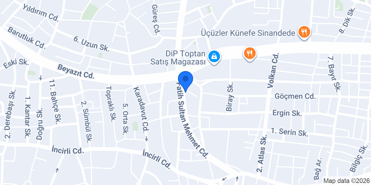 Batipet toptan konumu
