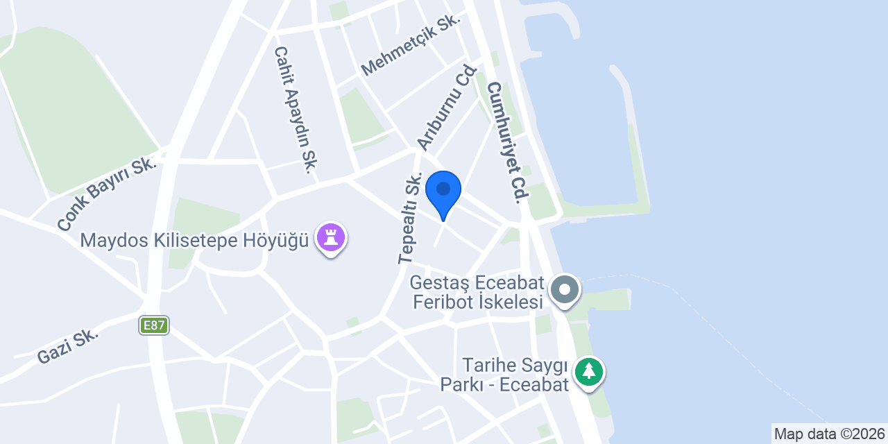 Deniz yıldızı ev pansiyonu konumu