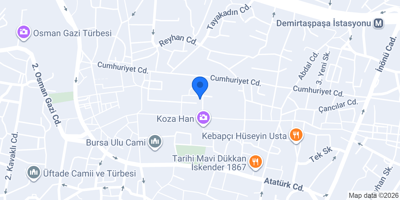 Tarihi Çay Bahçesi konumu