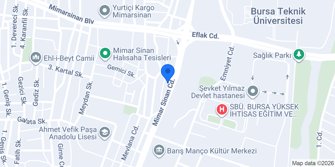 Arslan Çiftlik Kasap - Şube konumu