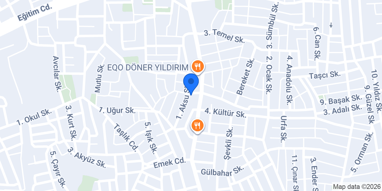 Çalışkan Mobilya konumu