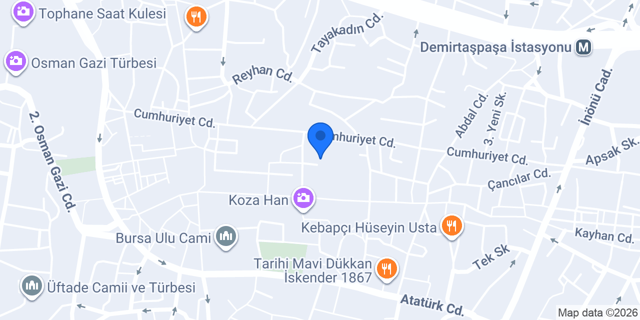 Sedefkâr Mümin Orhan konumu