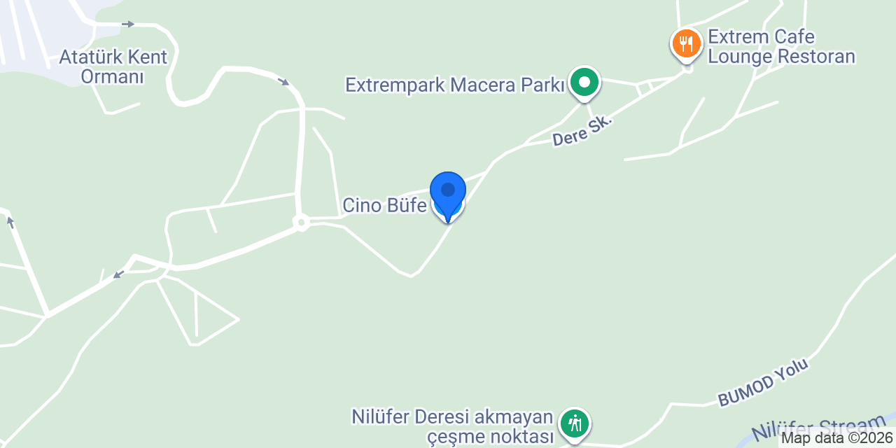 Cino Büfe konumu