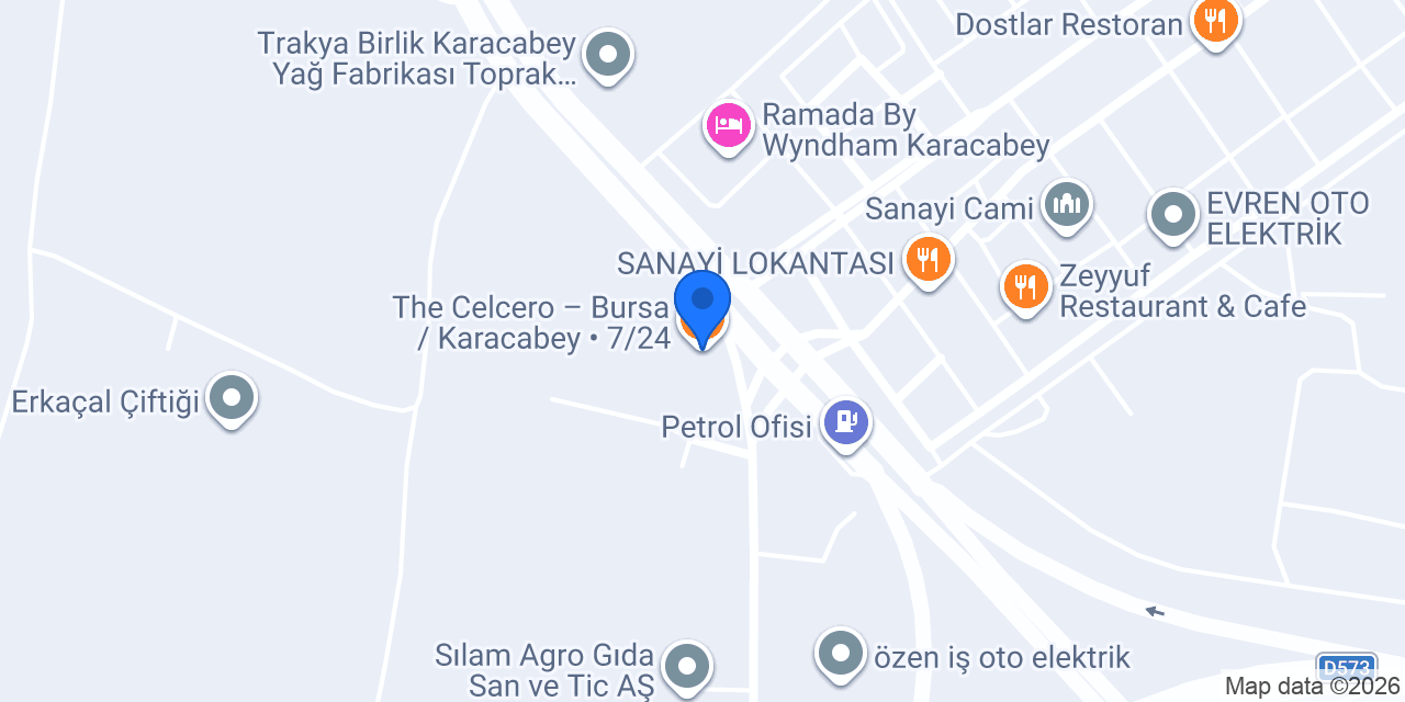 The Celcero – Bursa / Karacabey • 7/24 konumu
