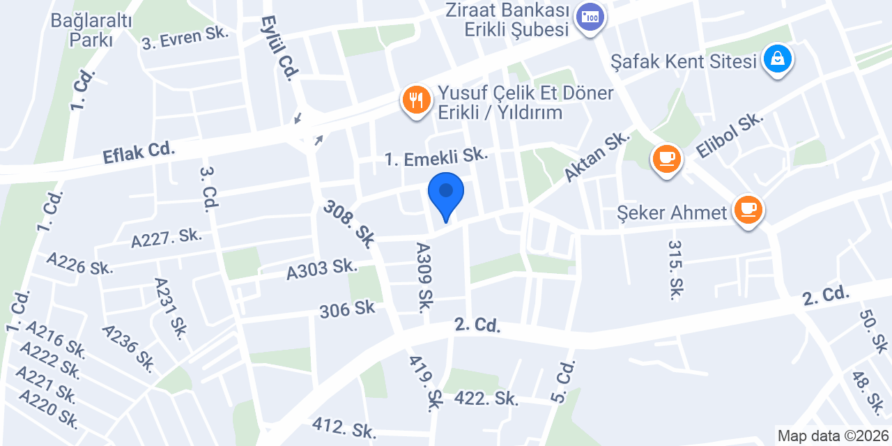 Balik Market konumu