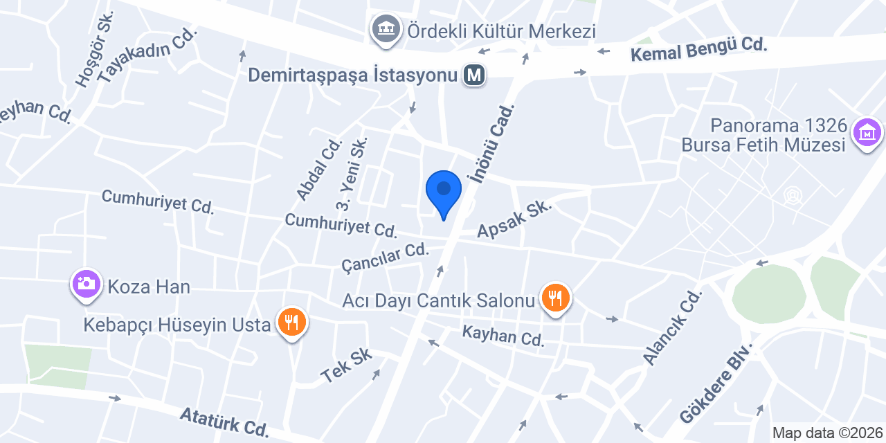 Nuripek Et Market konumu