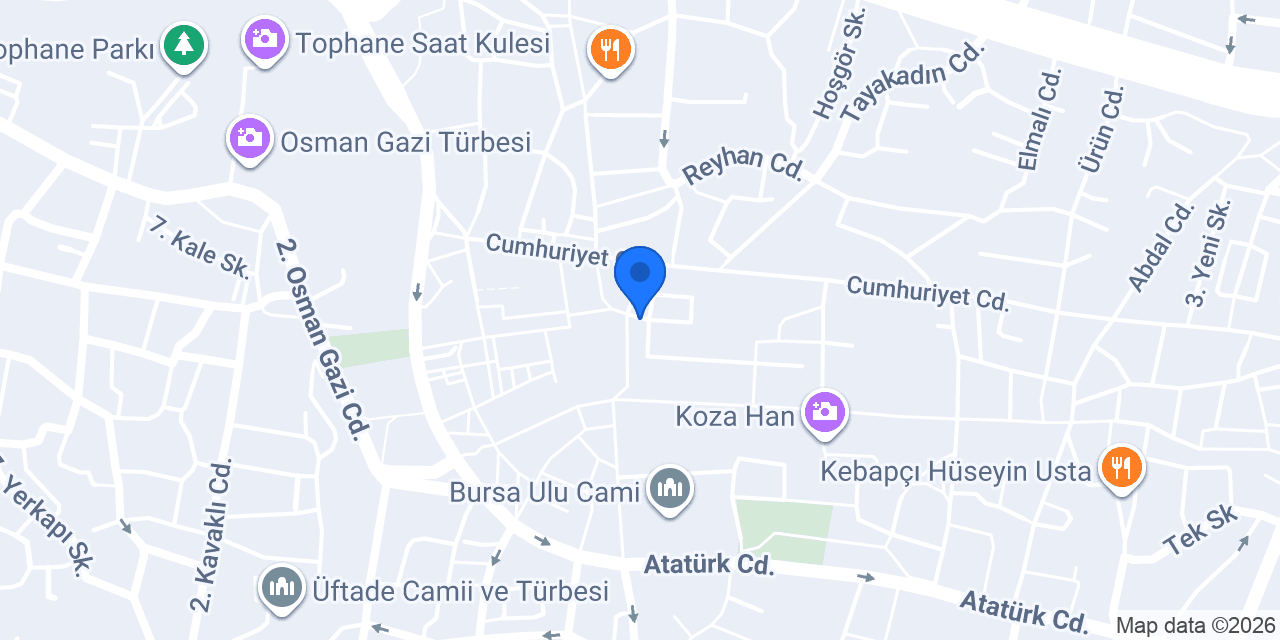 Üç Köfte konumu