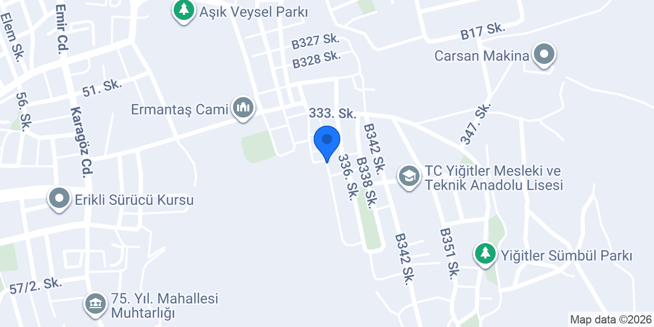 Bursa Vize Ofisi konumu