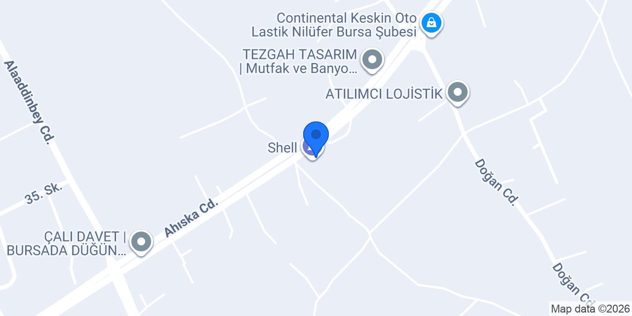 Shell konumu