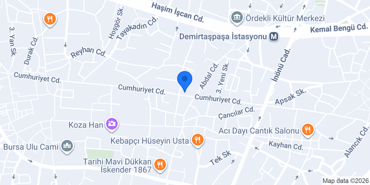Şengül Bijuteri konumu