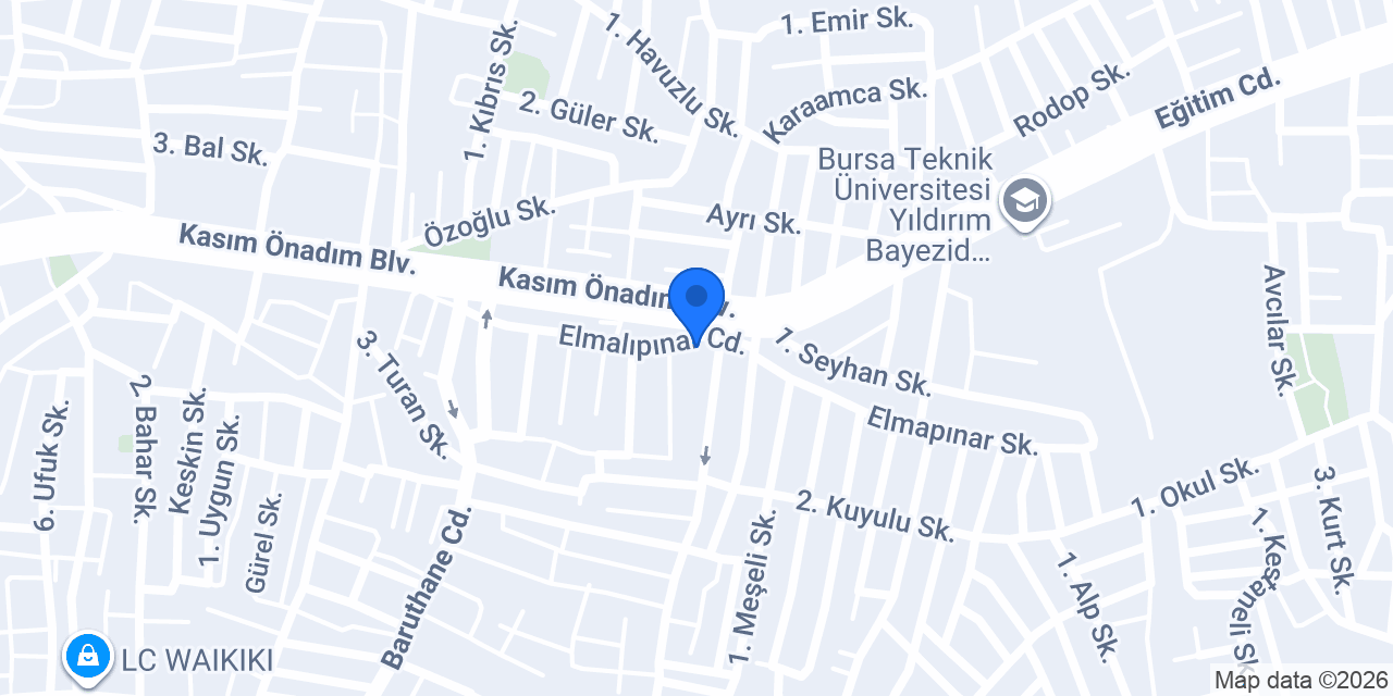 Yesil Timsah Döner konumu