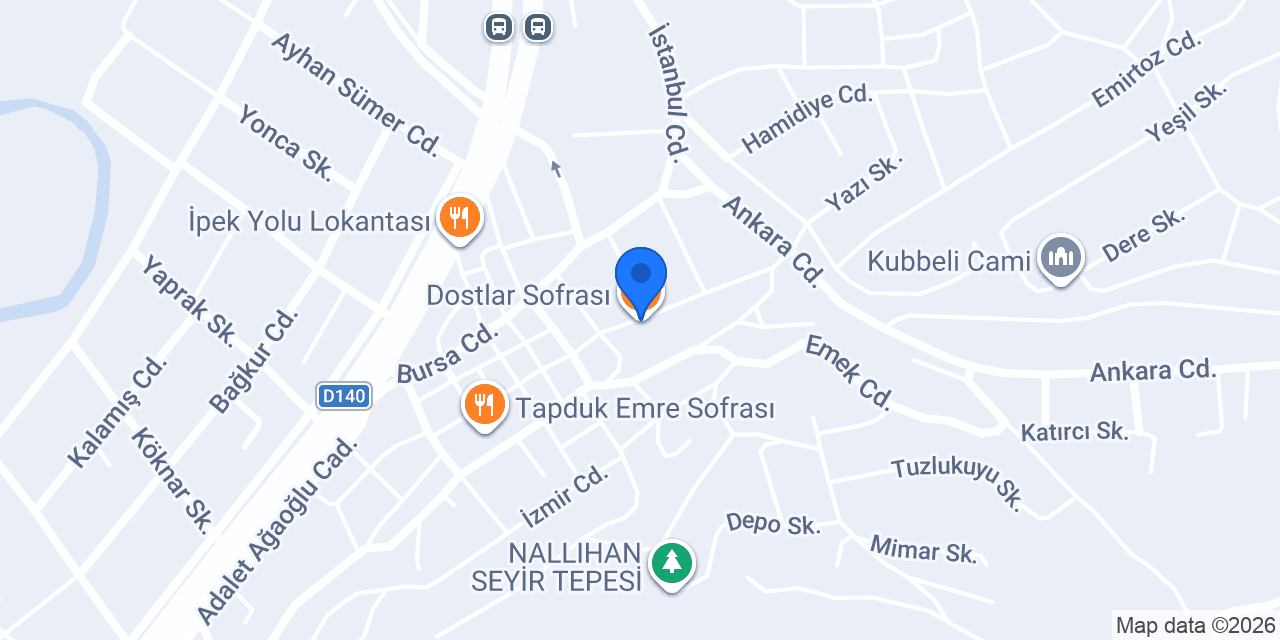 Dostlar Sofrası konumu