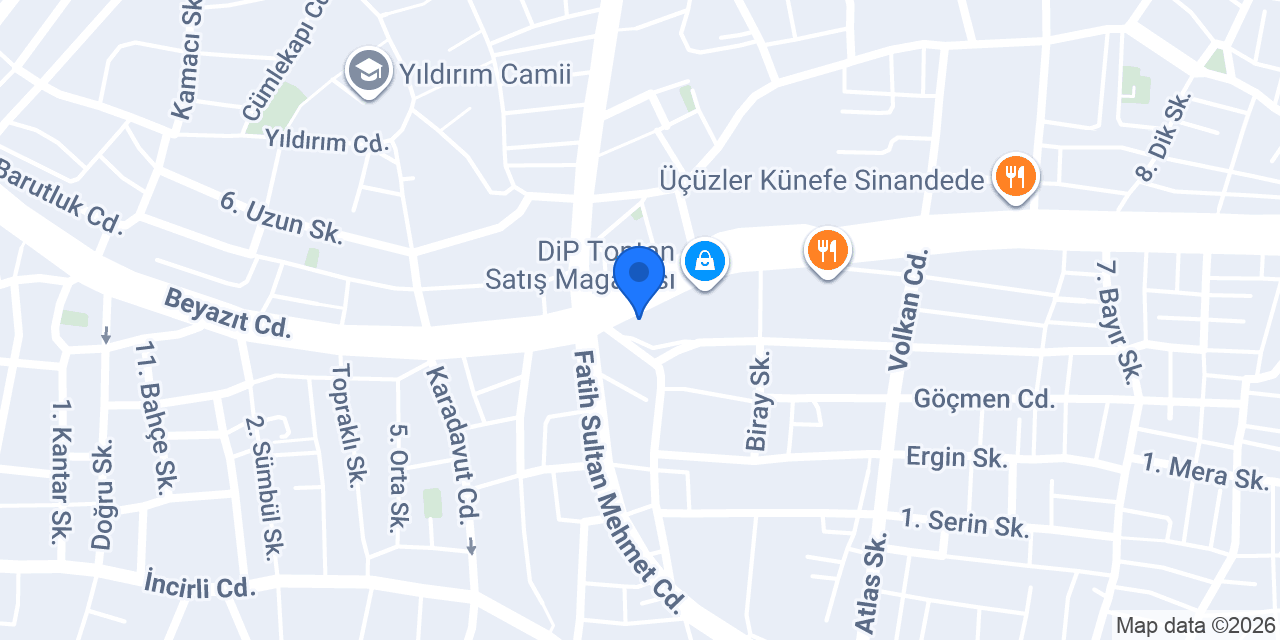 Özel Sinandede Sağlık Kabini konumu