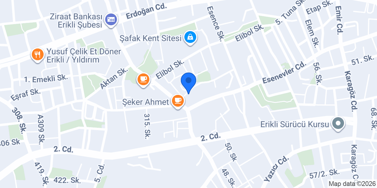Şeker Kuru Temizleme Yıkama & Ütü Evi konumu