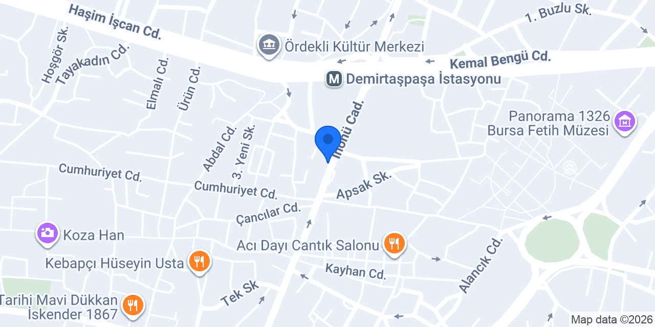 Açelya Hotel konumu