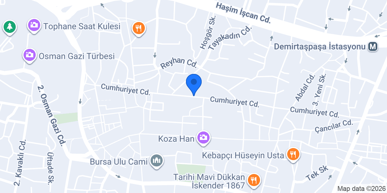 Ali Özbek Hukuk Bürosu konumu