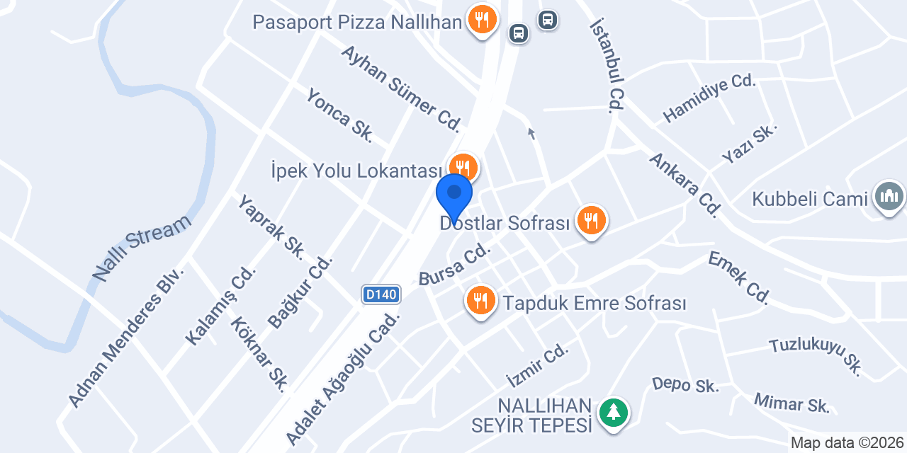 Nallıhan Közz Kokoreç konumu
