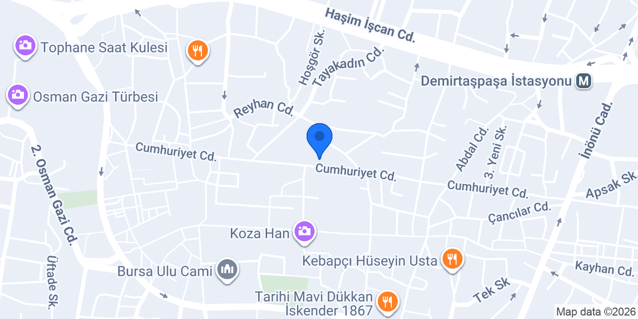 BURSA PEGEM AKADEMİ konumu