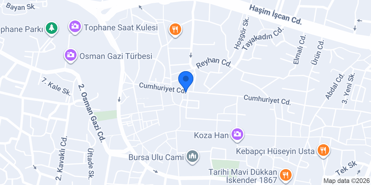 Tramvay Kafe konumu