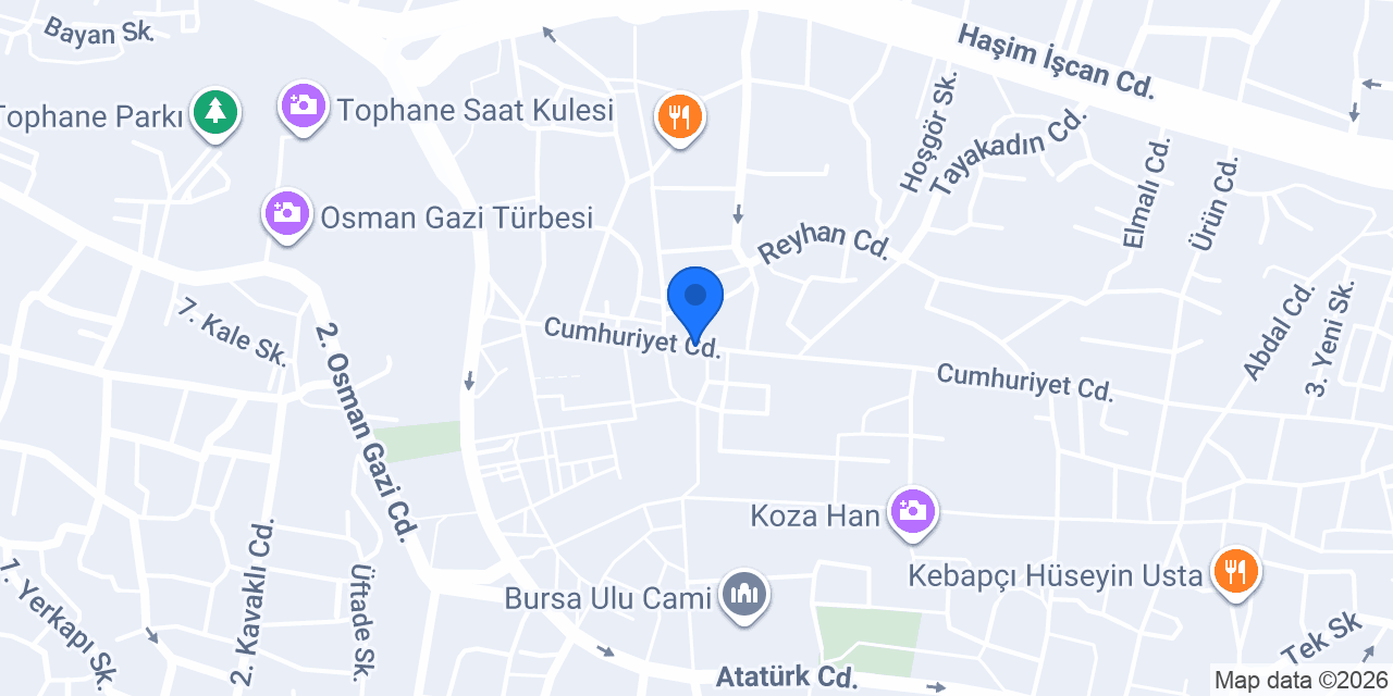 Tuğba Mefruşat konumu