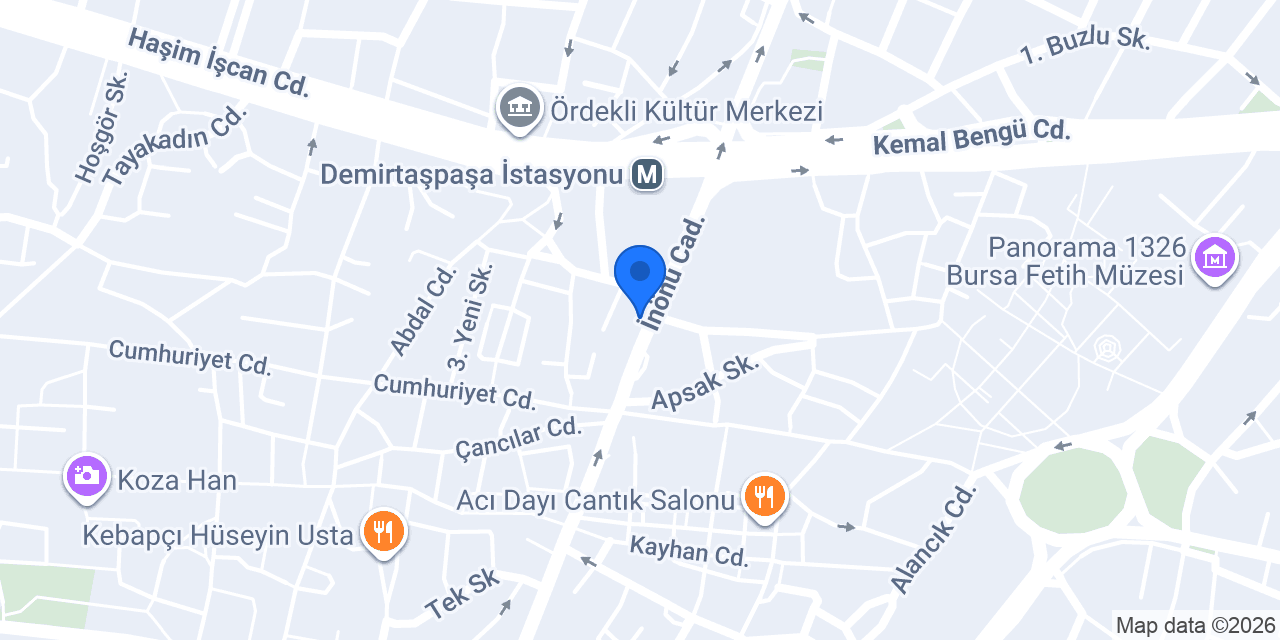MARTİN CİTY OTEL konumu