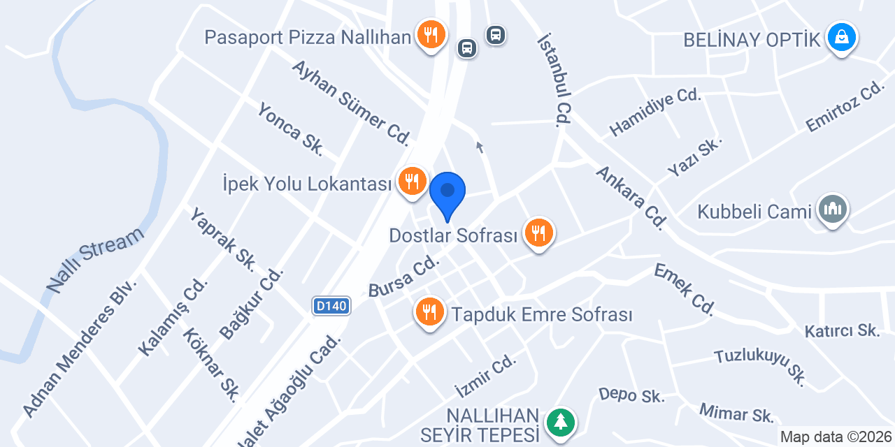 Atak Yetkili Servis konumu