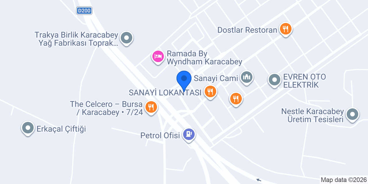 Çarşanlı Oto Lastik konumu
