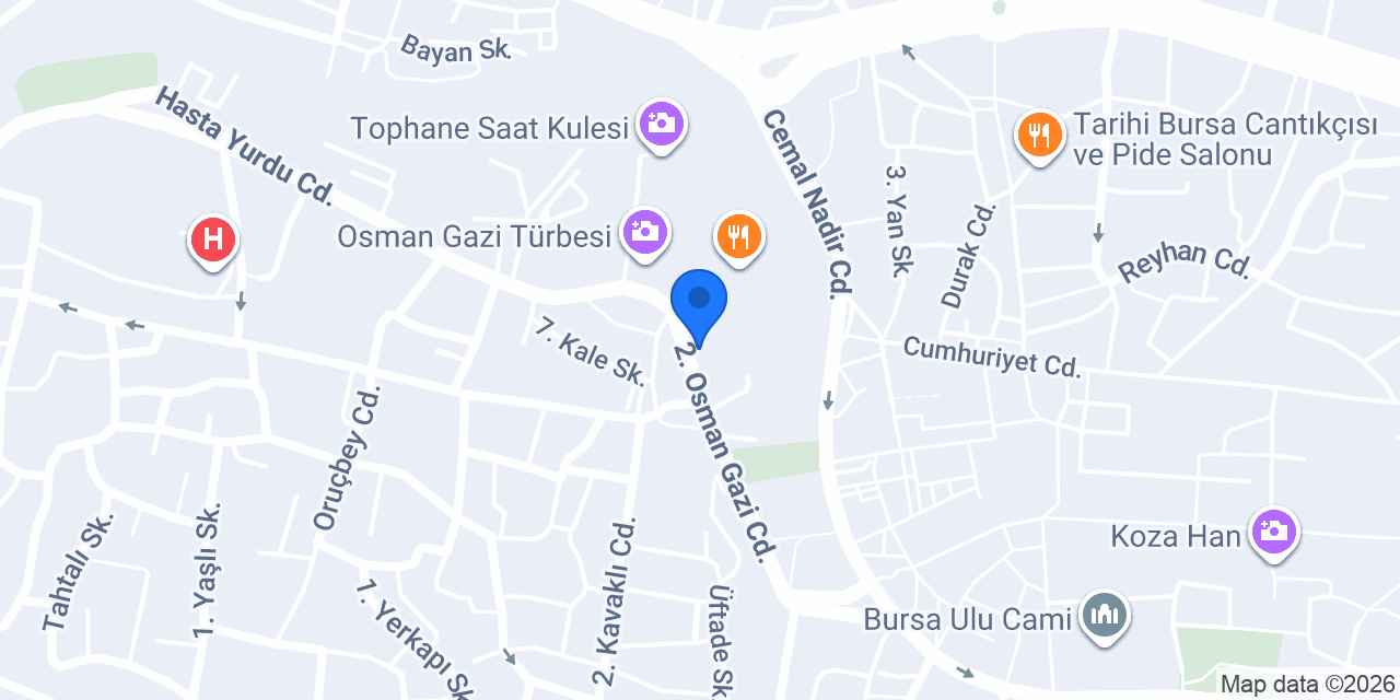 Bursa Kebapçısı konumu