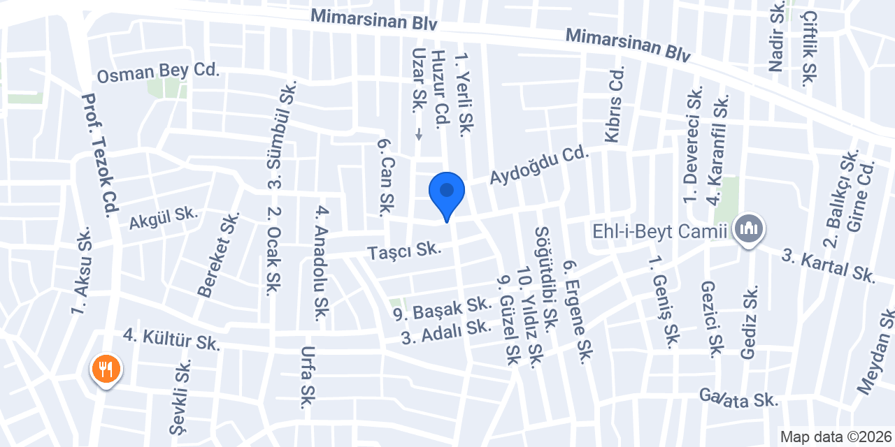 Eylül Fast Food konumu