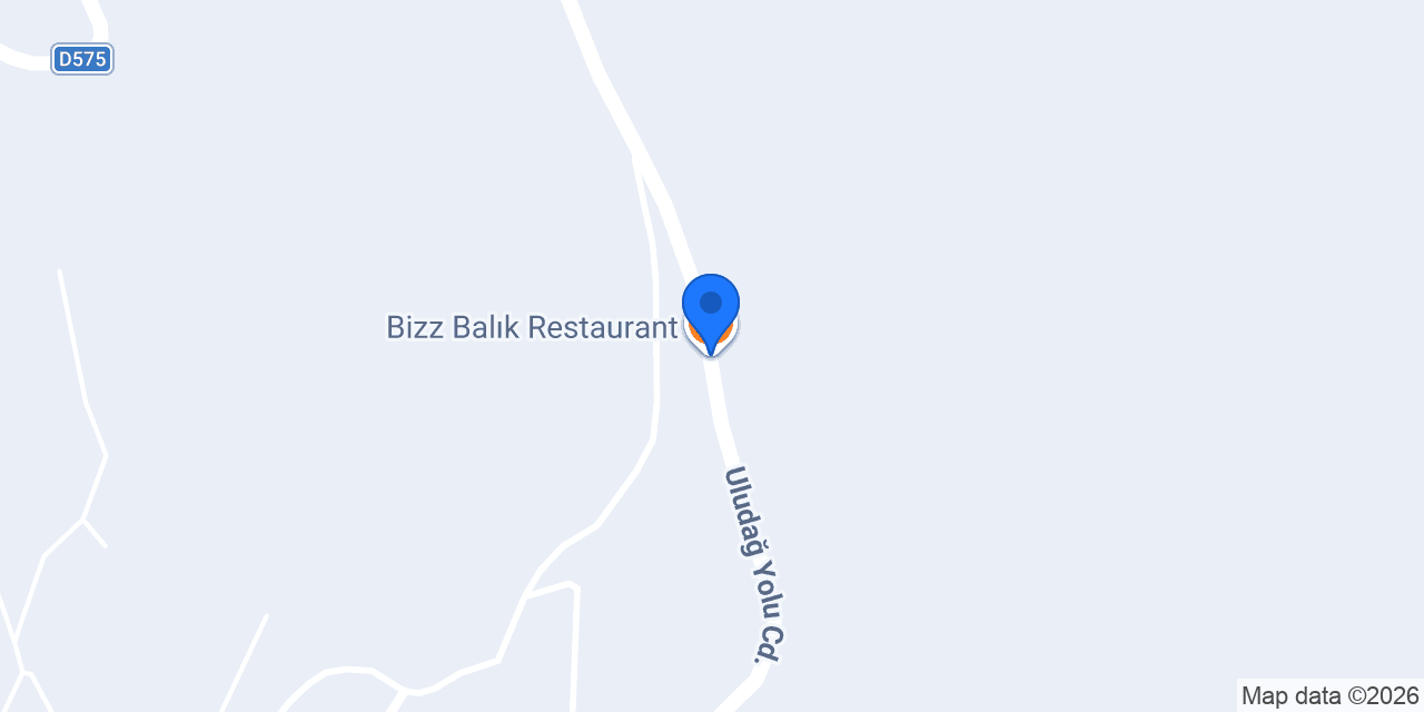 Bizz Balık Restaurant konumu