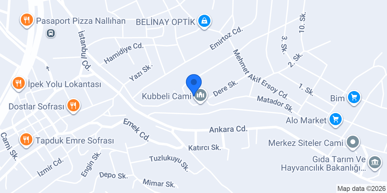 Ajans Mozaik konumu