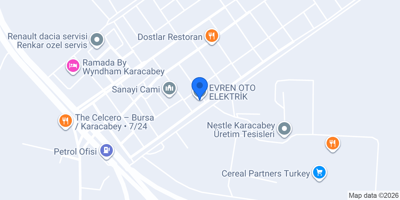 EVREN OTO ELEKTRİK konumu