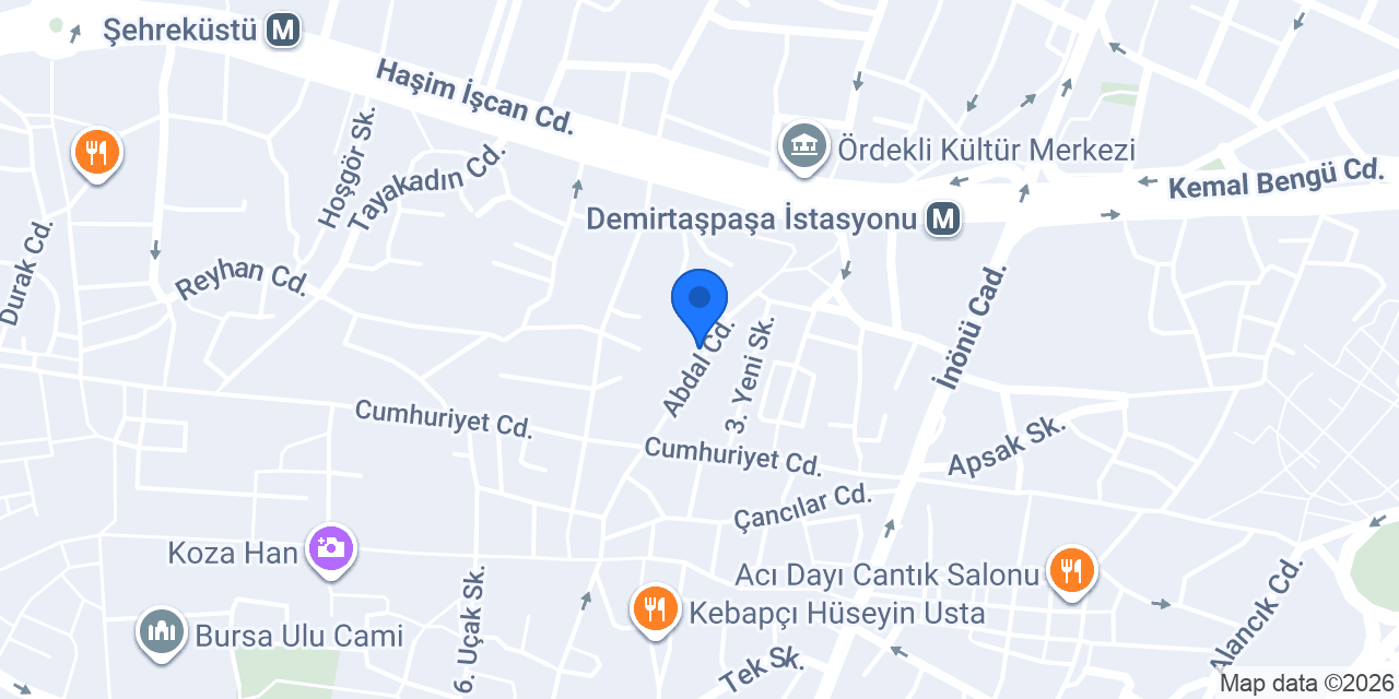 Kılıçlar Hırdavat konumu