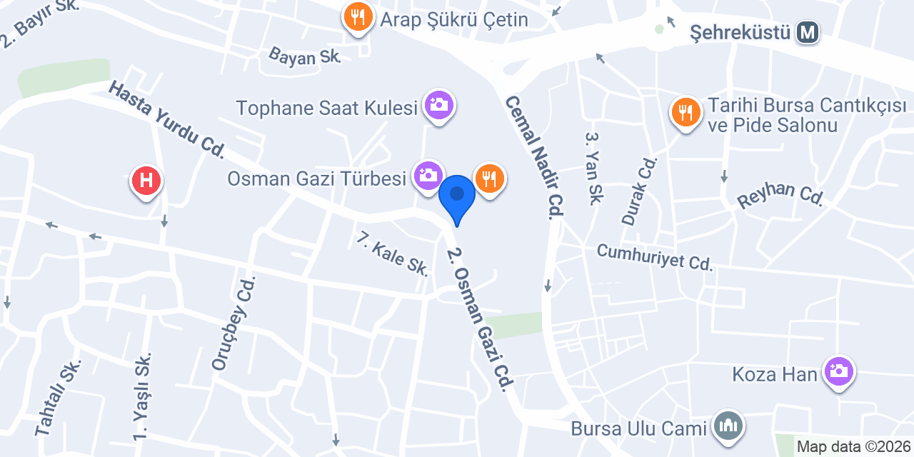 Şekergah konumu