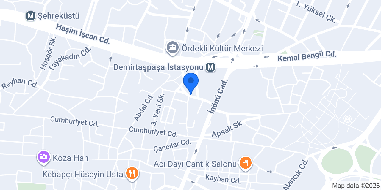 Hulusi Bıçak market konumu