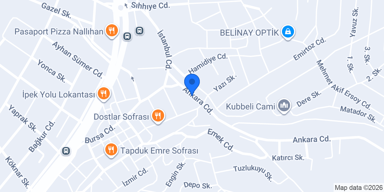 ZÜHTÜ OPTİK konumu
