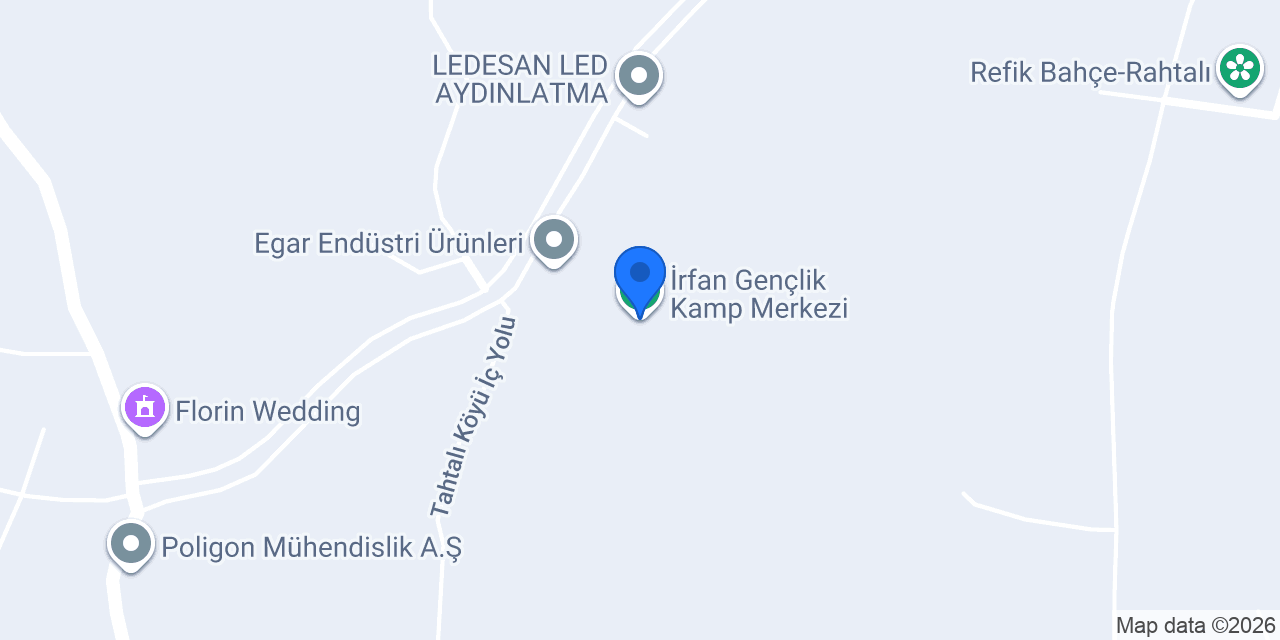İrfan Gençlik Kamp Merkezi konumu